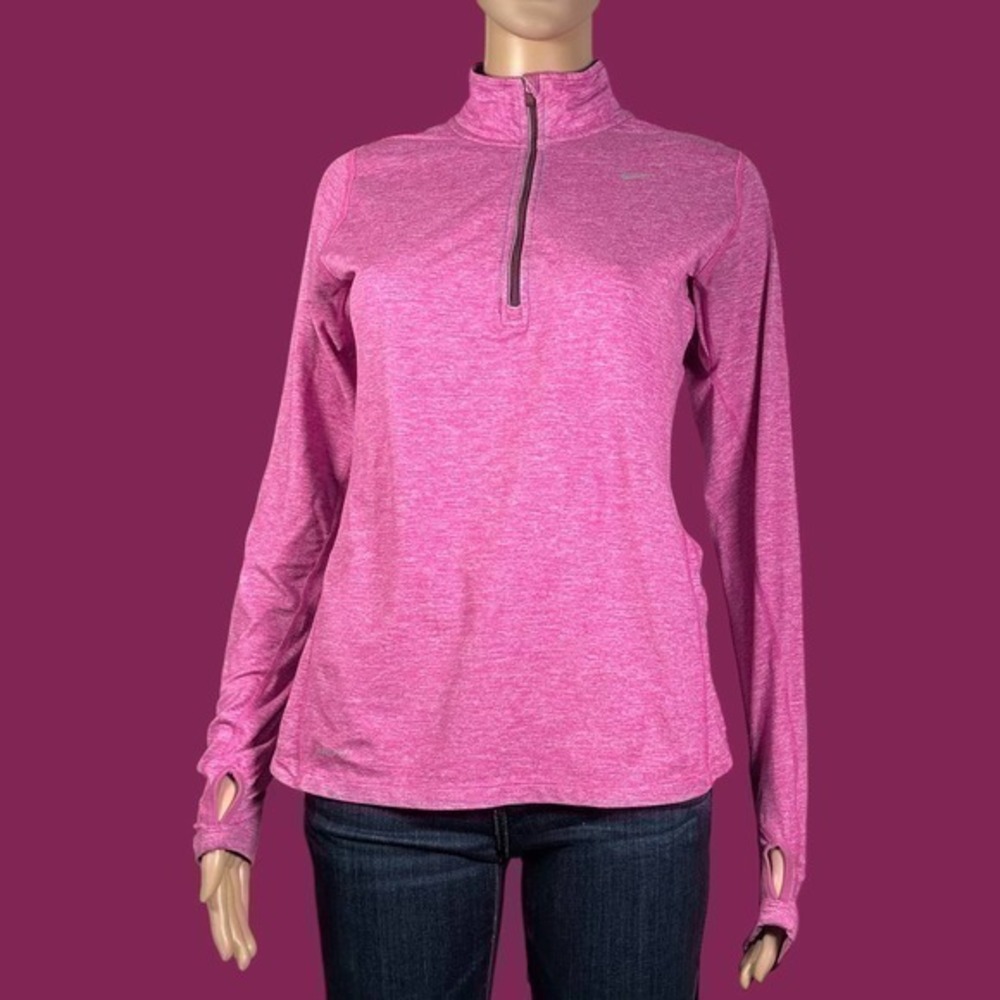 NIKE Running Dri-Fit Pink Quarter Zip Top Jacket Size Small - "Eulalia"